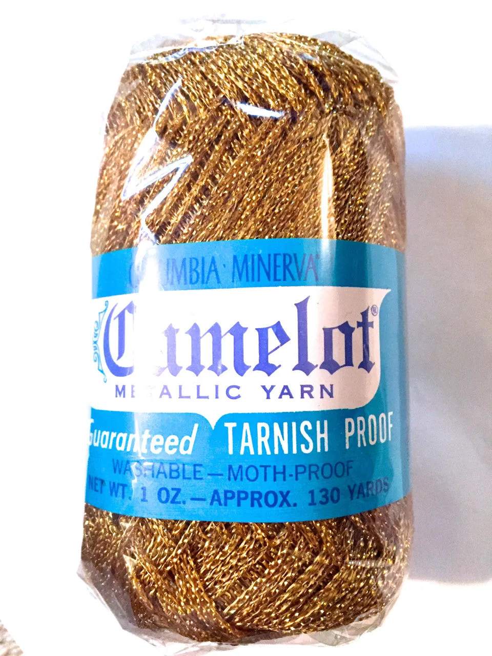 Silver and Gold Metallic Yarn