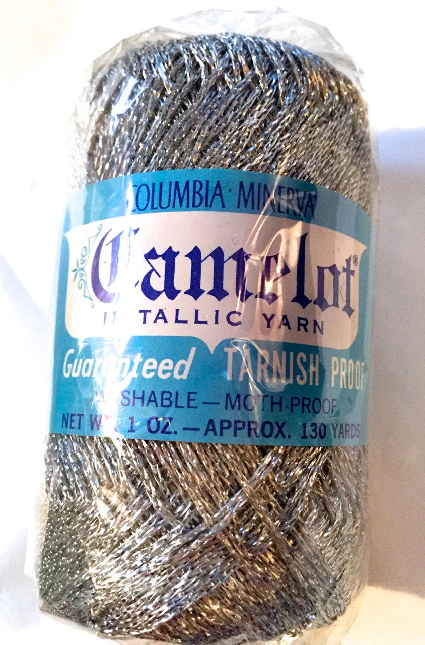 Silver and Gold Metallic Yarn