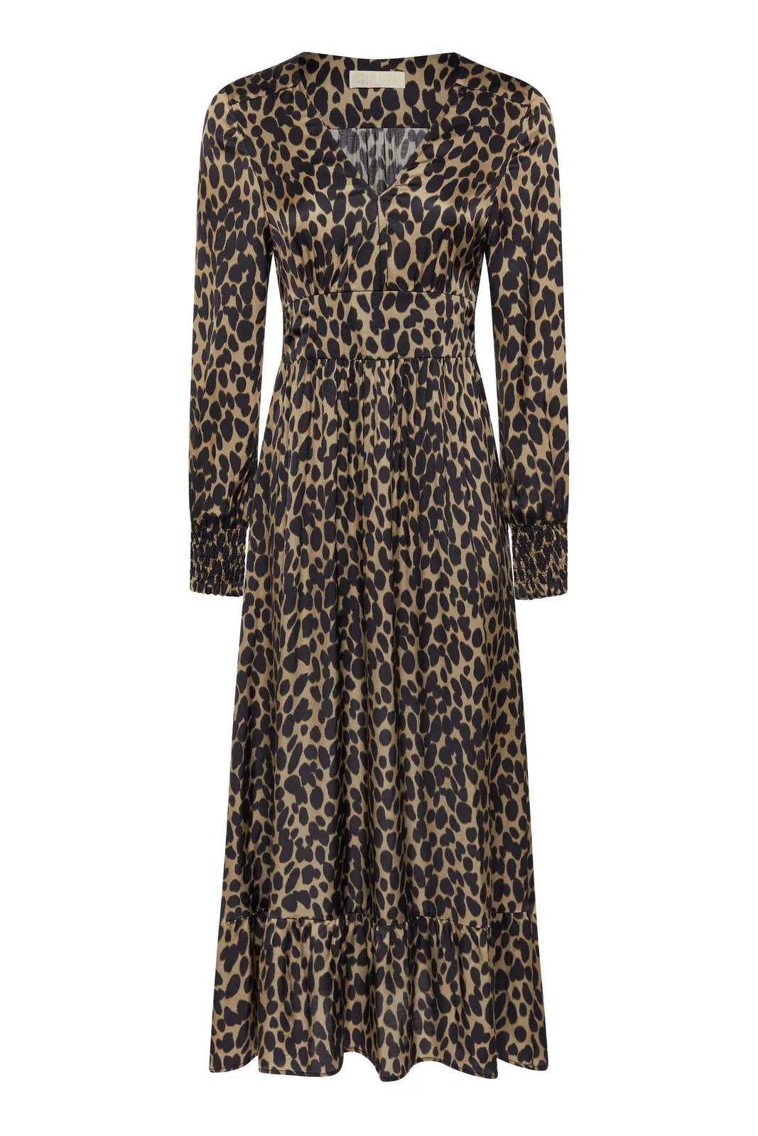 Sophie - Boho Maxi Dress - Leopard Print - 50% OFF