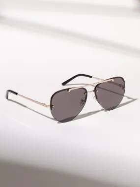 Straight Shooter Aviator Sunglasses