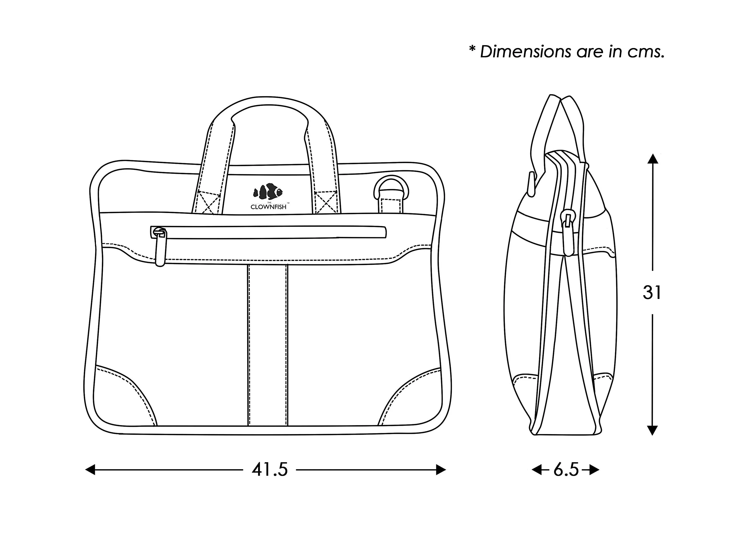 The Clownfish 15.6 inch Synthetic Leather Laptop and Tablet Bag - Macbook Pro, Macbook Air Laptop Bag (Brown) With 365 days warranty