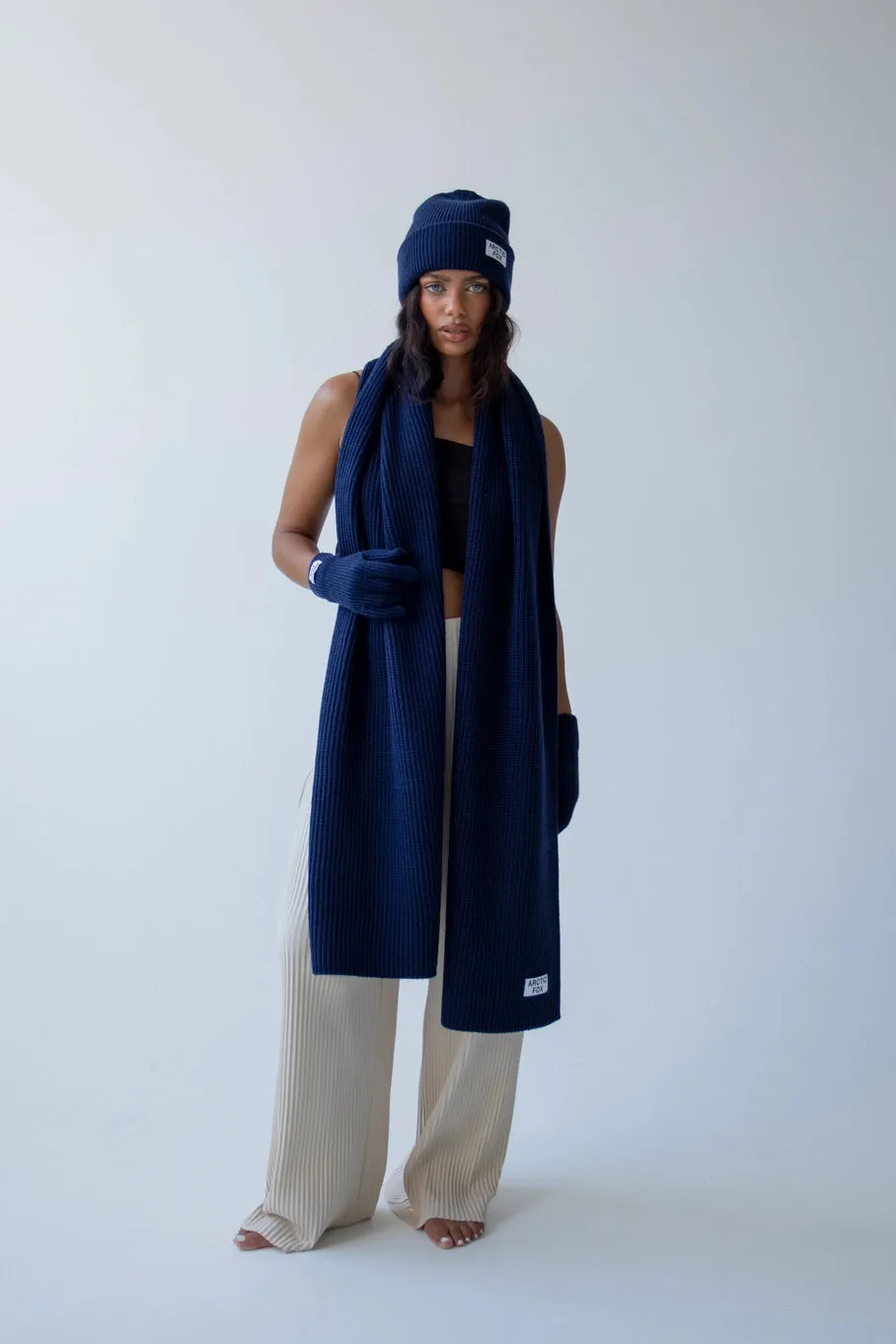 The Recycled Bottle Scarf Tokyo Navy by Arctic Fox