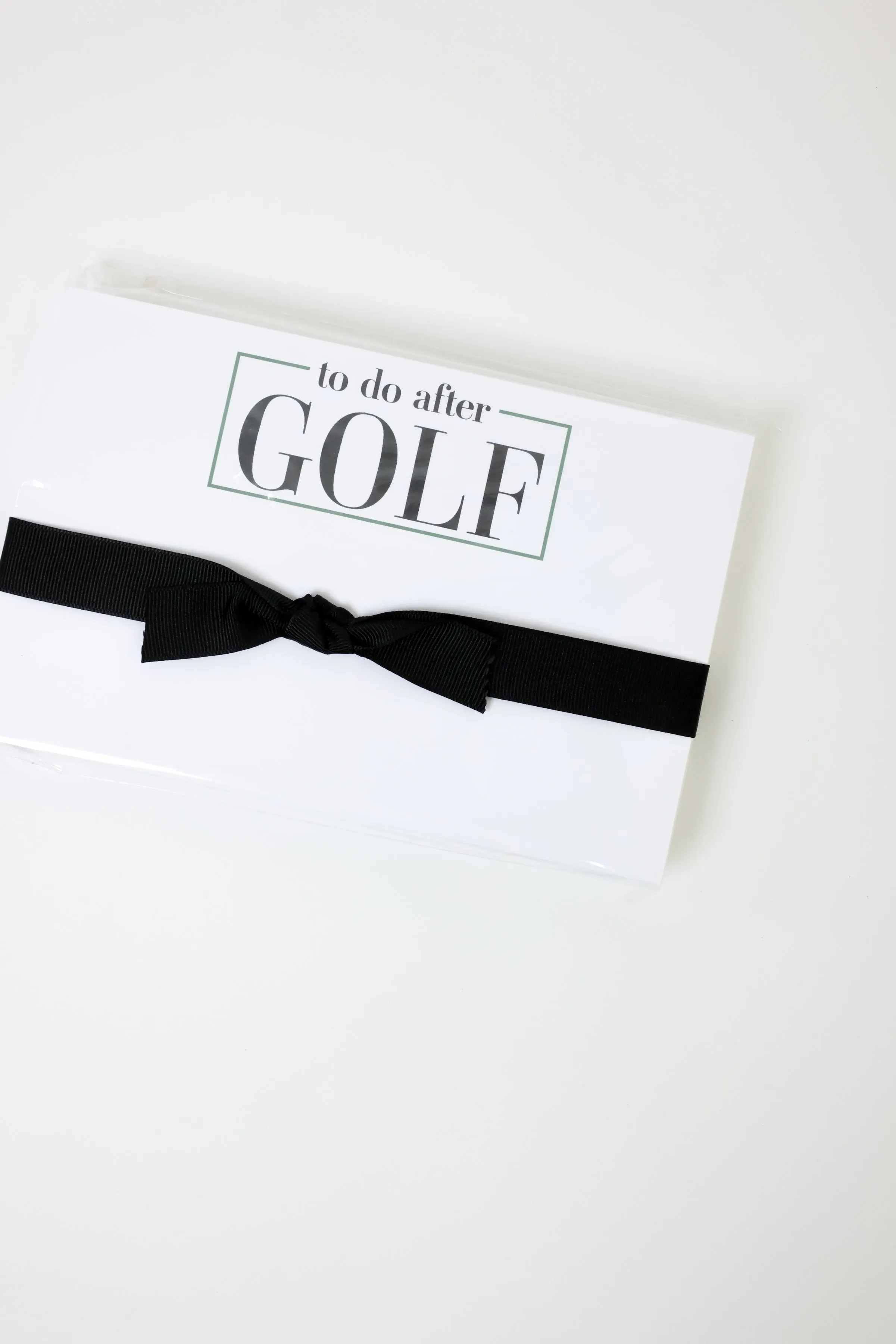 to do after GOLF Big & Bold Notepad