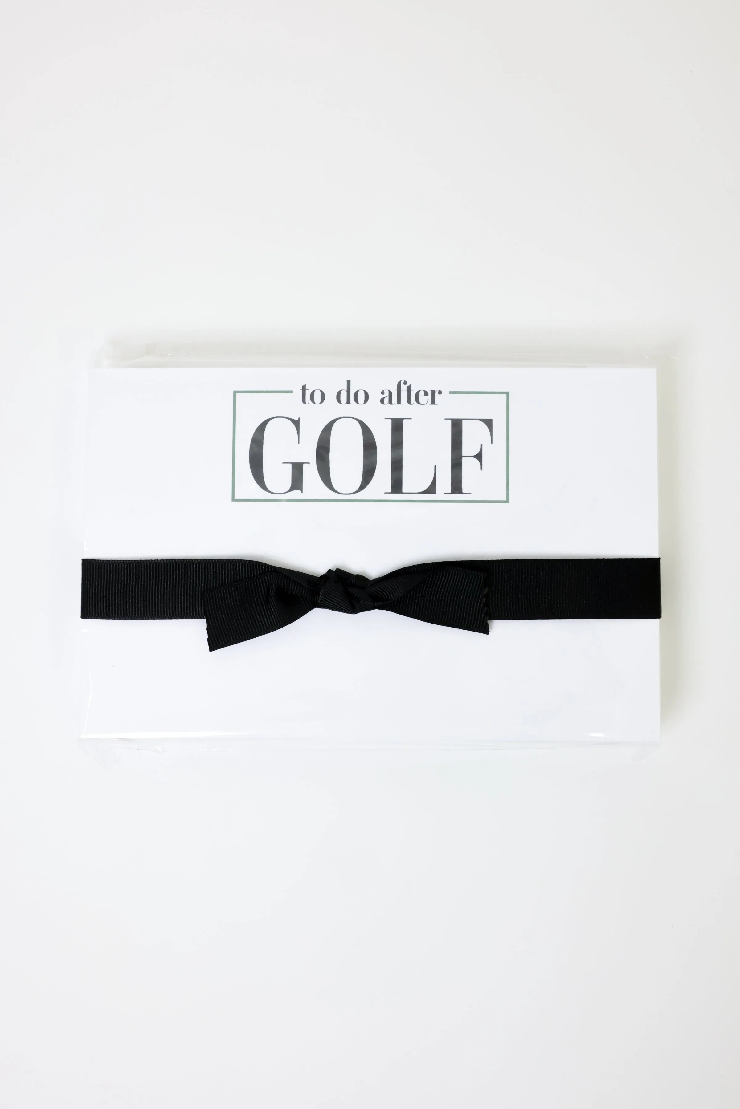 to do after GOLF Big & Bold Notepad