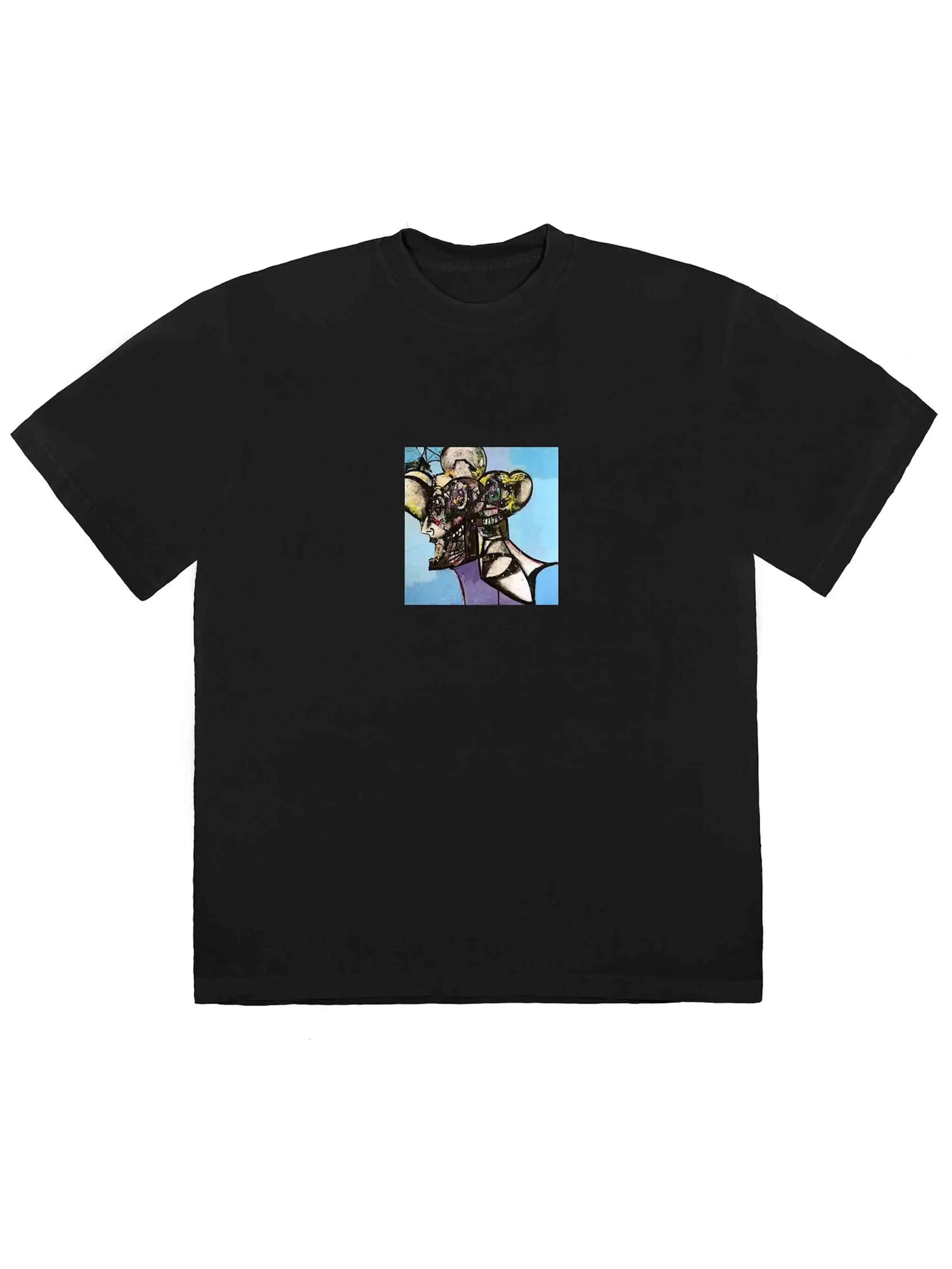 Travis Scott Portrait of Travis Title T-shirt Black