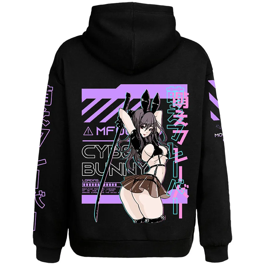 Unisex Cyber Bunny Hoodie