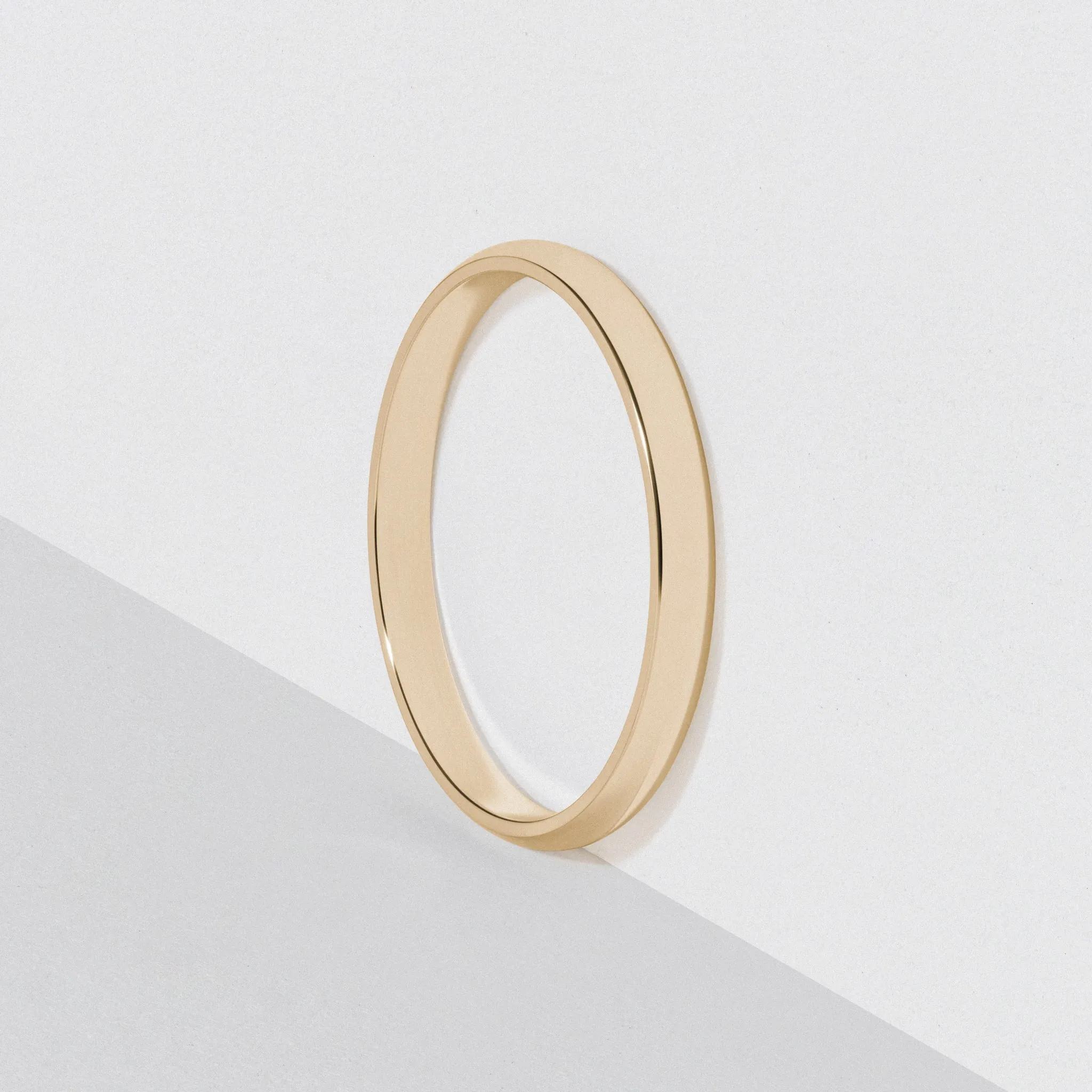 Yellow Gold Classic Wedding Band - Polished 2mm