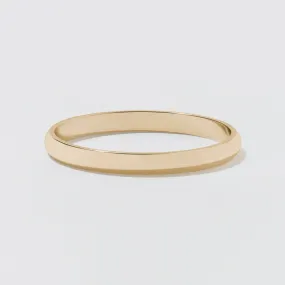 Yellow Gold Classic Wedding Band - Polished 2mm